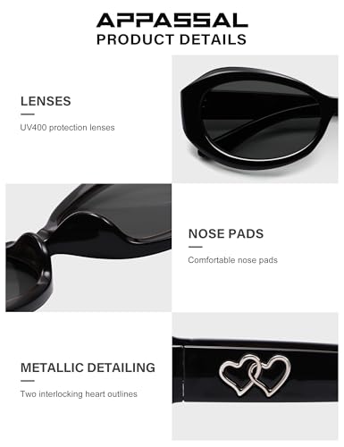 Retro Oval Sunglasses for Women Men Trendy 90s Round Sunnies AP3751