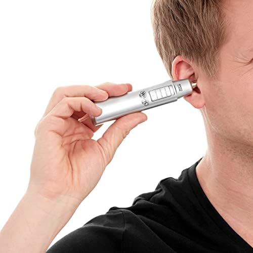 Wahl Personal Trimmer, Trimmers for Men and Women, Nose Ear and Eyebrow Trimmer, Washable Heads, Trim Sideburns and Facial Hair, Peach Fuzz Trimming, Cordless