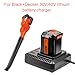 ARyee 3.0Ah 40V MAX LBX2040 Replacement for Black and Decker 40V Battery LBXR36 LBXR2036 LST540 LCS1240 LBX1540 LST136W 36V/ Cordless Power Tool Lithium Battery