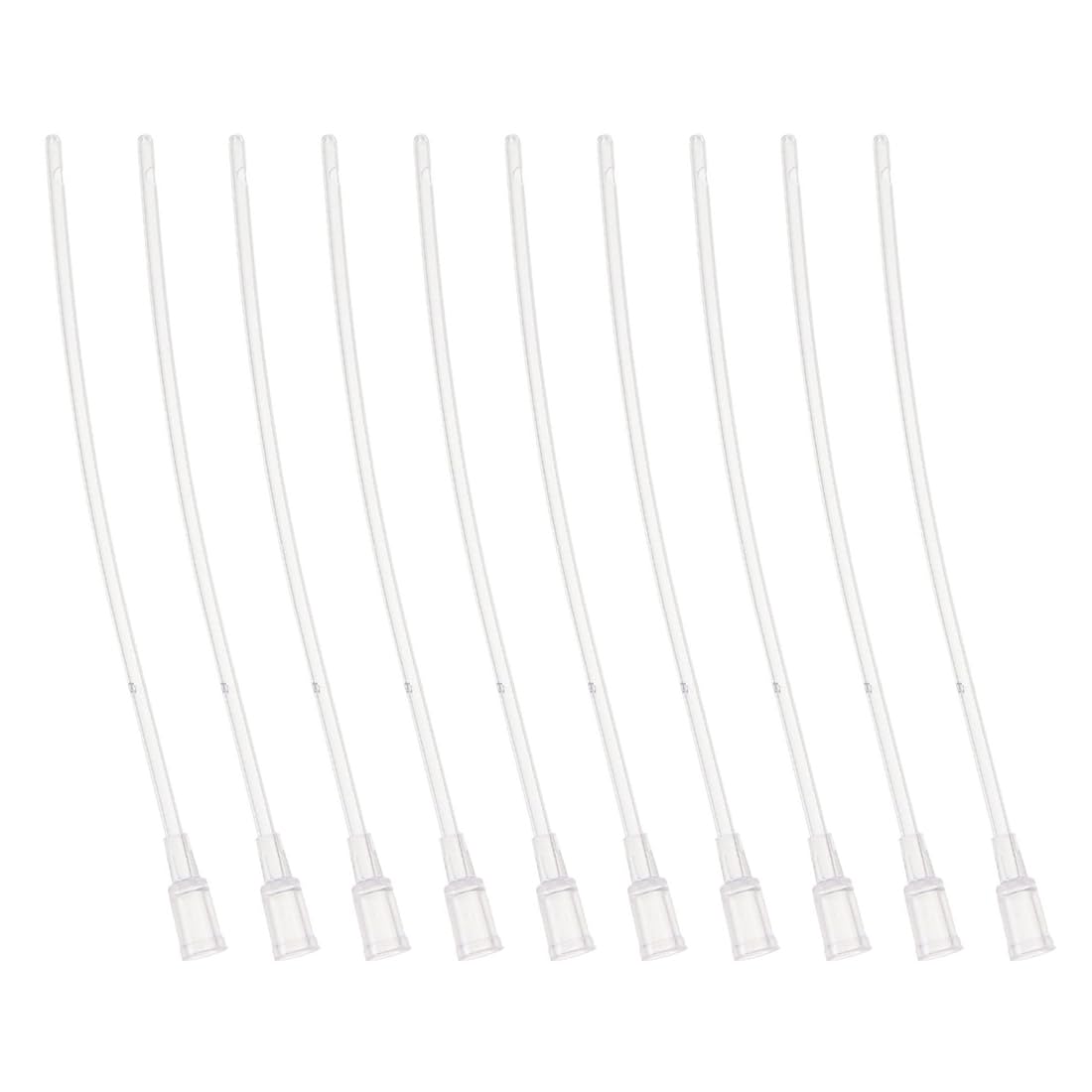 10 PCS Alimentatore Pappagalli Trasparente Uccelli Alimentazione Tubi Veloce Alimentazione Tubo per Bambino Pet Uccelli