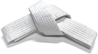White Martial Arts Single Wrap Taekwondo/Karate Belt