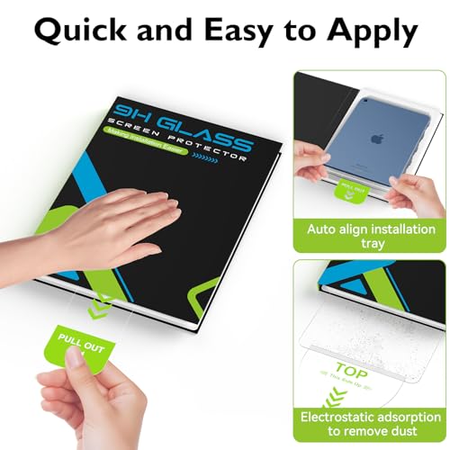 Protector de pantalla vidrio templado Esanik para iPad 11" 2 unidades miniatura 2