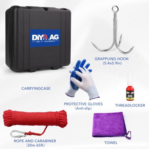 Image of DIYMAG Magnet Fishing Kit, 2600Lbs Double Sided Neodymium Magnets with Case