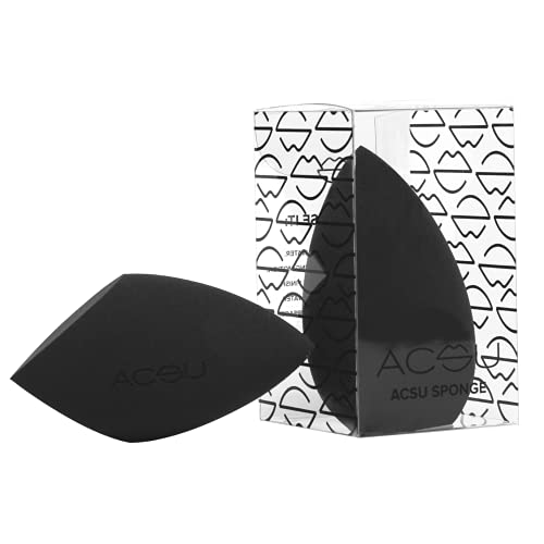 Makeup Blender Sponge- Makeup Sponges For Foundation And Beauty Products- Latex Free Makeup Sponge- Beauty Sponge For Liquid, Cream And Powder Makeup. ACSU