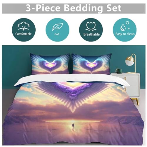 Microfibre parure de lit King抗 de haute douceur pour ados