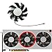 ZHCYAOZ Für AMD für XFX POWERCOLOR für Sapphire für ASROCK für VISIONTEK für Radeon VII Grafikkarte Ersatz Fan FD8015H12S(Middle Fan)