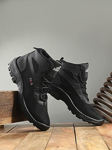 Image of Leo Men's Waterproof Non-Slip Lightweight Outdoor Mid Top Ankle Boots For Men