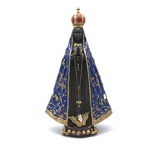 Imagem Nossa Senhora Aparecida Resina Maciça Grande 33 cm