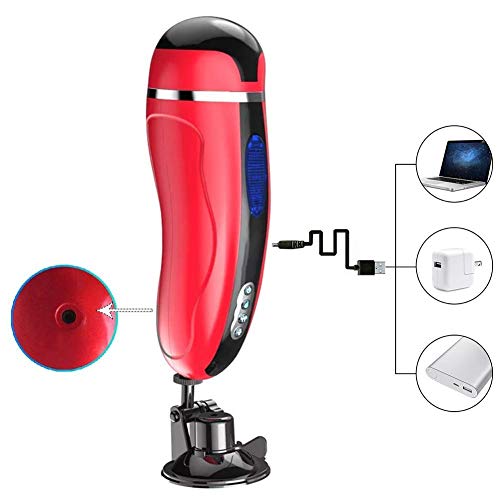 Male Strong Piston Automatic Male Oral-Cup Massage with Multi Modes Tshirt