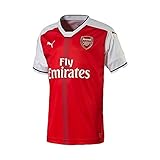 Puma Camiseta réplica del Arsenal FC 16-17 para niño, Unisex-Kids, AFC Home F6, Rojo