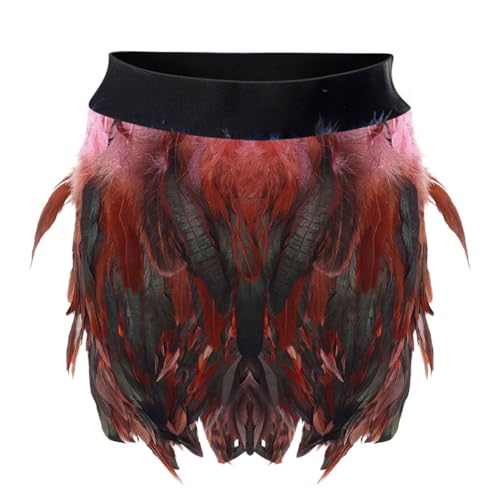 Jupe à plumes gothique pour briller en festival et animer vos soirées jazz
