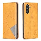 s view flip cover note 8  Coque pour Samsung Galaxy A05S, Housse en Cuir PU Pochette Portefeuille Magnétique Etui de Protection, Flip Case pour Samsung Galaxy A05S Cover, Jaune