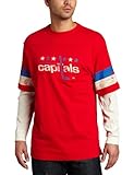 reebok ventilator supreme wood wood 100 % Baumwoll-Jersey Reebok NHL Herren Capitals Classics Long Sleeve Thermal Applikation Crew, Herren, rot, XX-Large