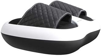 Green Lion Foot Massager, 2 Heating & Air Pressure Levels, 2 Vibration Speeds, 2 Massage Modes, Heat Level Control, 48W Power, Compact & Portable Design with Airbag Panel & Massage Node - White