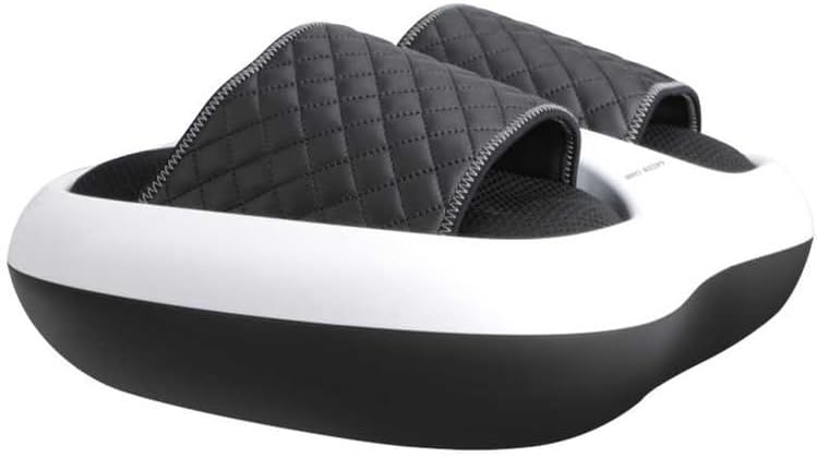 Green Lion Foot Massager, 2 Heating & Air Pressure Levels, 2 Vibration Speeds, 2 Massage Modes, Heat Level Control, 48W Power, Compact & Portable Design with Airbag Panel & Massage Node - White