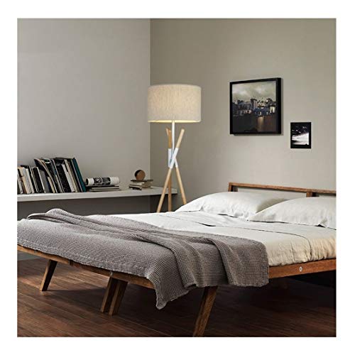 MIMIOOORE Modern Living Room creativo divano pavimento Tripod Floor Lamp creativo Camera Floor Lamp (Color : Linen) - Image 5