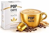100 Capsule Ginseng Compatibili con NespressoÂŽ Original POP CAFFĂ â Caffè al Ginseng Solubile Energetico Cremoso â Bevanda Calda Dolce Intensa â Formato Maxi Risparmio Made in Italy