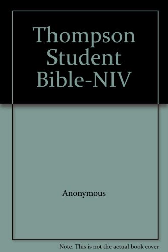 Thompson Student Bible-NIV 0887074081 Book Cover