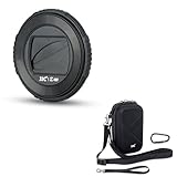 JJC LB-T01 Lens Cap for Olympus Tough TG-7 TG-6 TG-5 TG-4 TG-3 TG-2 TG-1, with Portable Hard Shell Camera Case
