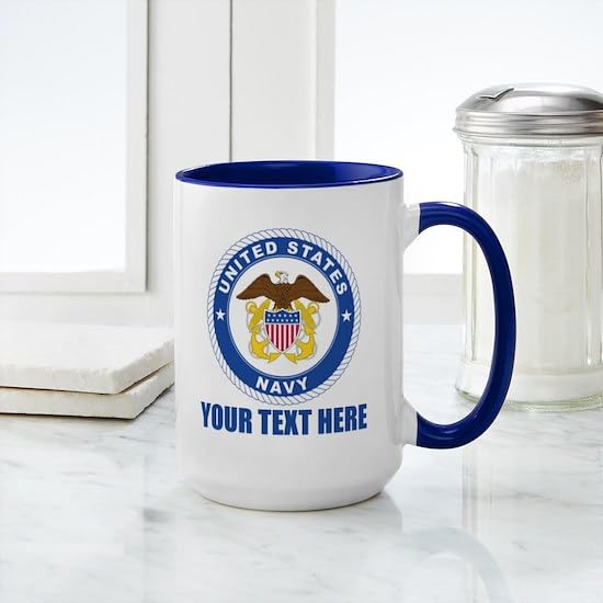 Taza grande de cerámica personalizada 15 oz miniatura 3