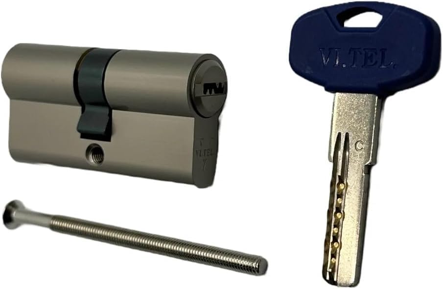 CILINDRO EUROPEO FRIZIONATO A 5 CHIAVI + CHIAVE DA CANTIERE (A MM.120 (B30+C90))