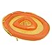 SwimSchool Gold-E-Fish Fabric Baby Boat, Splash and Play, Adjustable Safety Seat, Extra-Wide Inflatable Pool Float, Retractable Canopy, UPF 50, 6 to 24 Months, Orange