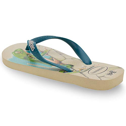 Chinelo Ipê, Havaianas, Adulto Unissex, Areia/Azul, 39/40