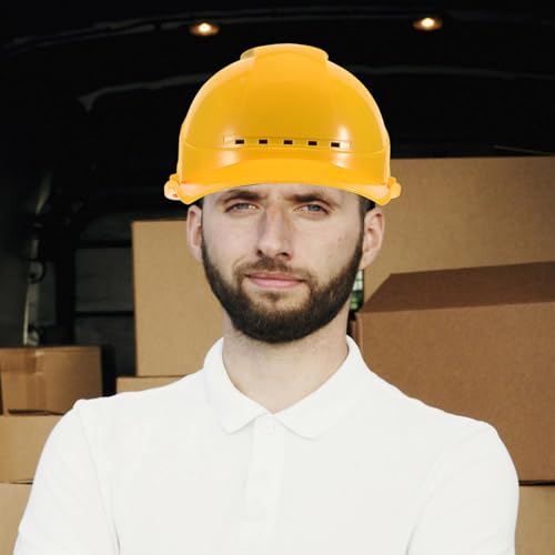 Casco de construcción ifundom amarillo para sitios de trabajo exigentes 7