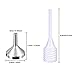 10 Pack Small Metal Funnels with 2 Pack Mini Pipette for Filling Small Mini Bottles or Containers, Atomizers, Perfume, Liquid (Silver)