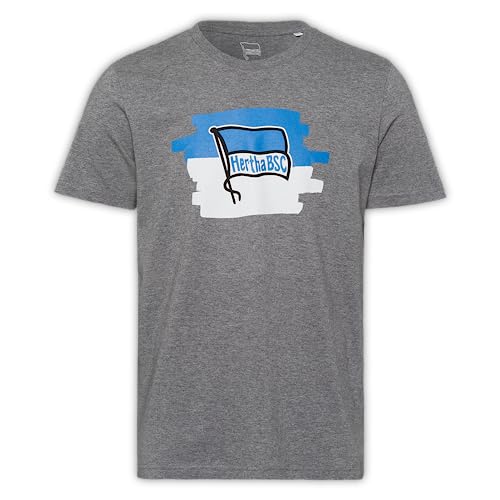 Hertha BSC T-Shirt Shirt Fahne Blau-Weiß (3XL)