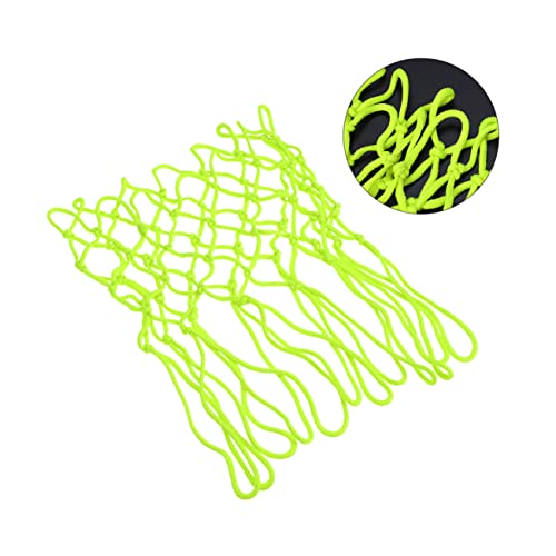 Totority 2 Pcs Luminous Basketball Net Nighttime Basketball Rim Net Heavy Duty Nylon Standard Size School Sports Equipment