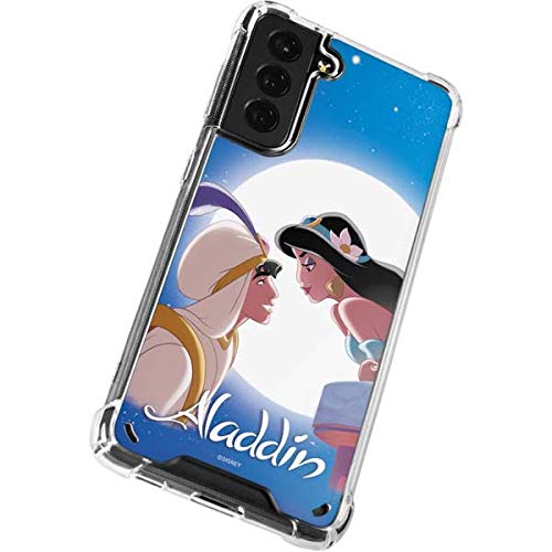 Skinit Clear Phone Case Compatible With Samsung Galaxy S21 5G - Officially Licensed Disney Aladdin And Princess Jasmine Design #TOP1