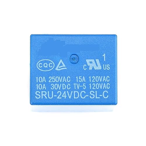Relais 24V DC SRU-24VDC-SL-C à 5 broches traversantes pour montage PCB haute densité