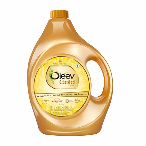 Oleev Gold Multi-Source oil | Blend of Rice Bran & Sunflower oil | Cooking oil | Upto 20% Less Absorption | Advance Cooking for Everyday Health 5L Jar (B0D9MBQHDM) Amazon Price History, Amazon Price Tracker
