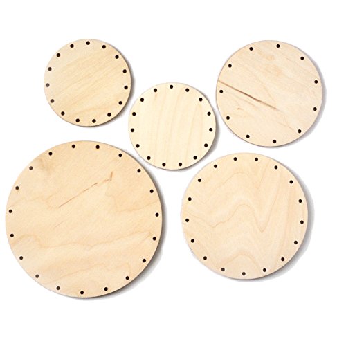 Zita's Creative Kit de Fond de Panier Rond pour Tube de pédicure 3 mm – Tresses, Tresses, Tresses, Panneaux, Tubes, matériel tressé, Set tressage, rotin