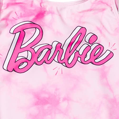 Barbie Girls UPF 50+ One Piece Bathing Suit Little Kid to Big Kid Sizes (4-14-16)3