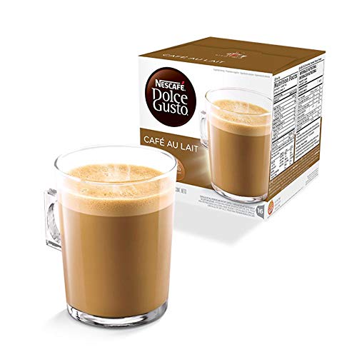 Nescafe Dolce Gusto, Café Au Lait, 16 Cápsulas