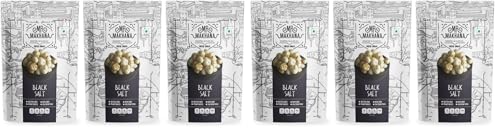 Image of Mr. Makhana Roasted Makhana and Foxnuts | Healthy Snacks | Gluten Free | MSG Free | Antioxidant | Rich Calcium | Zero Trans Fat | Zero cholesterol (Black Salt 55gx3) (Pack of 2)