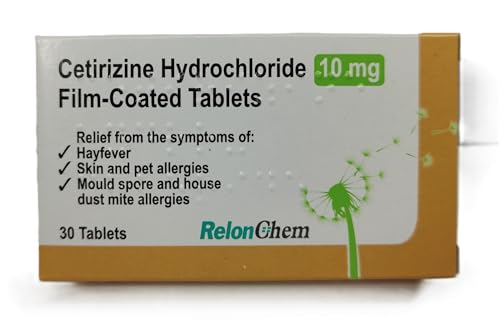 Cetirizine 10mg Allergy Relief Tablets, 30 Pack