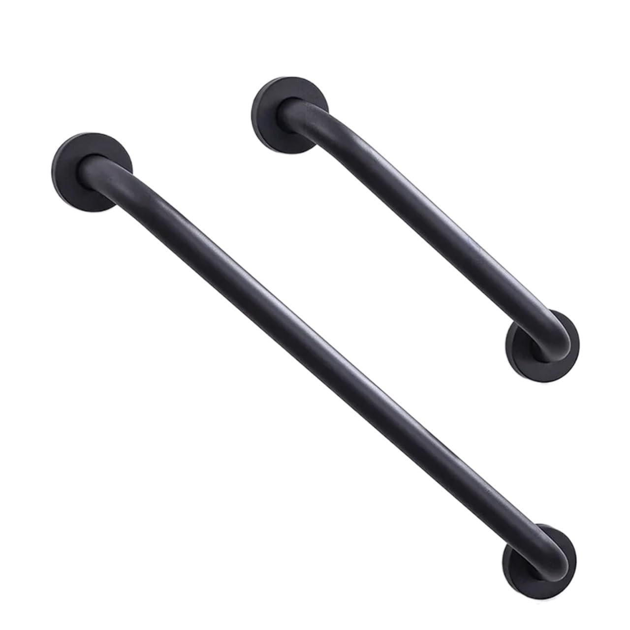 Cidegoo 40Cm 304 Barrier Free Elderly Toilet Railing Black Handrail Safety Grab Bars Stainless Steel