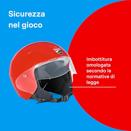 Peg Perego IGCS0707 - Casco Ducati, Plastica, Rosso - 3