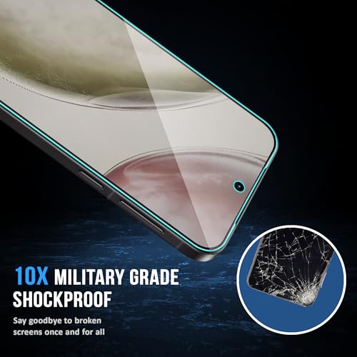 Image of FIRST MART Military-Grade Matte Tempered Glass for Vivo X200 FE and Vivo X300-9H Screen Protector, Anti-Glare Protection, Scratch-Resistant, Bubble-Free (1 Pack)