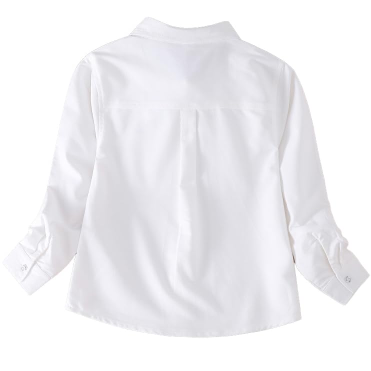 Classic White Button Down Shirt, Long Sleeve, Sailboat Logo, Collared2