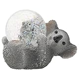 Elanze Designs Mommy Koala and Joey Baby Magical Whimsical Tabletop Dresser Nightstand Figurine Miniature 45MM Sturdy Polyresin Glitter Water Snow Globe Decoration