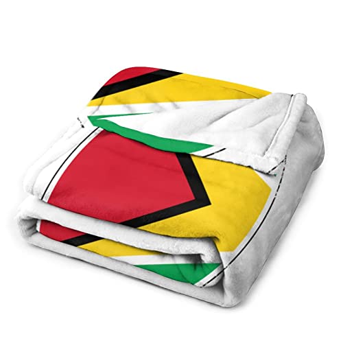 Couverture chaude drapeau de la Guyane pour vos soirées sur le canapé - 4