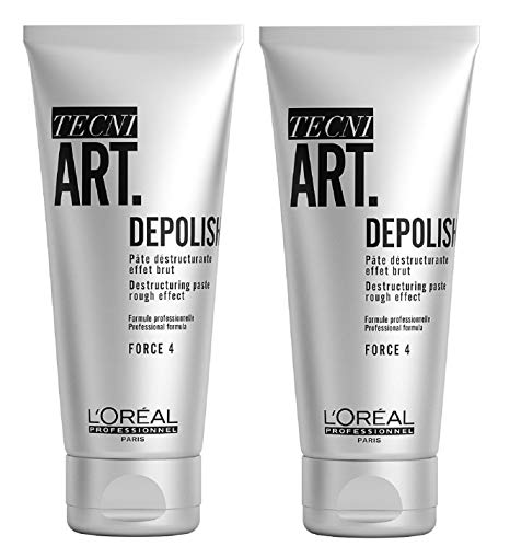 Depolish Pastee Force 4 Tecni Art Loreal Professionnell - Lote de 2 pastas (100 ml)