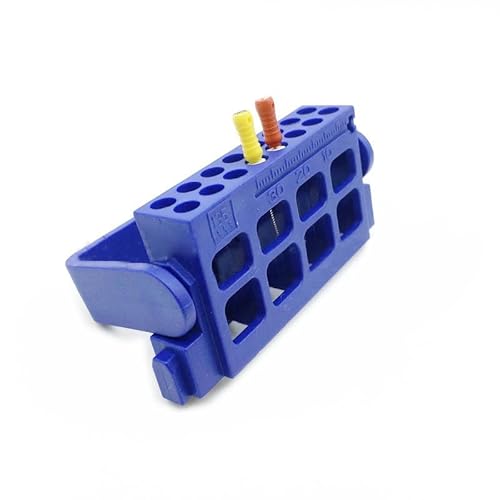 Reehut 3Pcs 16 Holes Autoclavable Endo Files Holder Dispenser Endodontic Drill Stand Endo File Blocks Deep Blue thumb #2