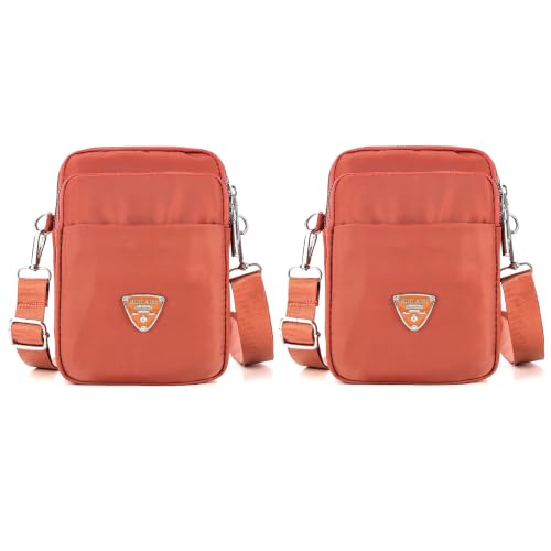 Image of J I Women's Small Cross-Body Phone Bag Stylish Mobile Cell Phone Holder Pocket Purse Wallet Sling Bag Mini Shoulder Bags