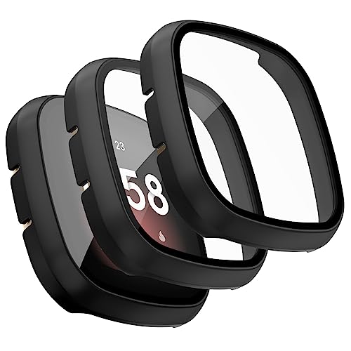 [3Zbg] PCP[X Fitbit Versa3 Jo[ & Fitbit SenseJo[pXN[veN^[P[XAFitbit Versa 3/Sensep\tgC菝h~ hՌ ߗ Jo[ tBbgrbgVersa 3 tیt
