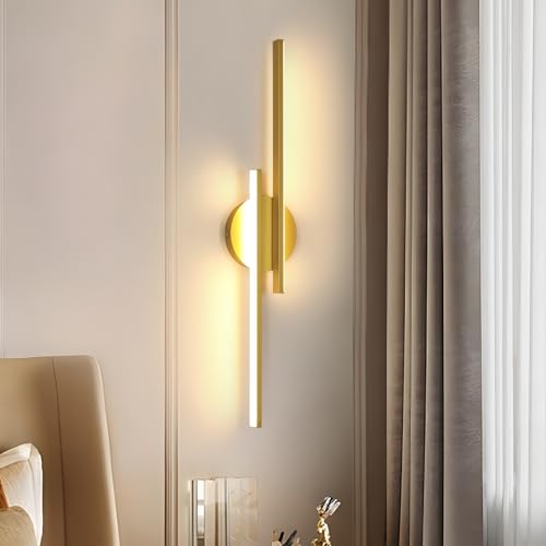 Mckalen Applique LED Parete Camera da Letto, 24W 2700LM 60CM